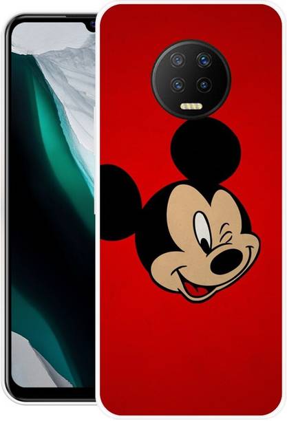 DIMORA Back Cover for Infinix Note 7, X690B, MICKEY, MOUSE, MINNIE, MOUSE, DOLL, TEDDY, LOVE