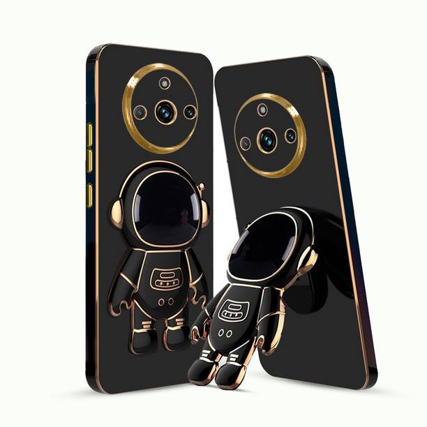 KARWAN Back Cover for Realme 11 Pro+ 5G (Black, Shock Proof, Sili