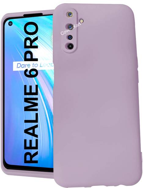 Coverskart Liquid Silicone Back Cover for Realme 6 Pro, Silky-Soft Touch Full Body Protection Shockproof Case