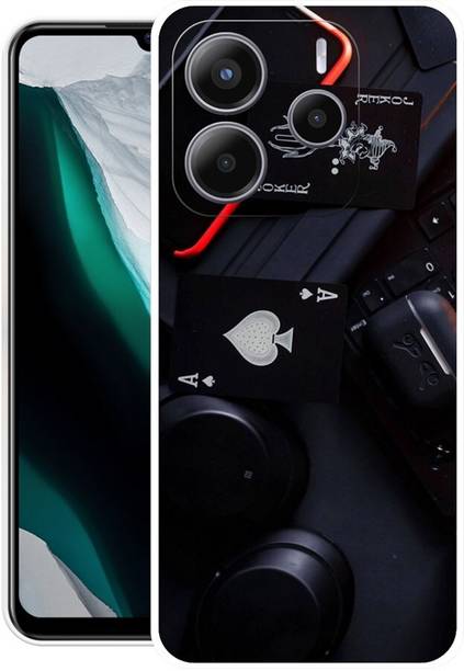 ORBIQE Back Cover for REDMI Note 14 5G CAMERA, HEADPHONE, EKKA, KING, IPHONE, AIRBUDS