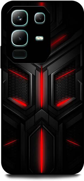 INDICRAFT Back Cover for Infinix Note 50s 5G+ (BLACK SHARK, RED EDGE, VALOR, TEXTURE, ABSTRACT, GAMING )