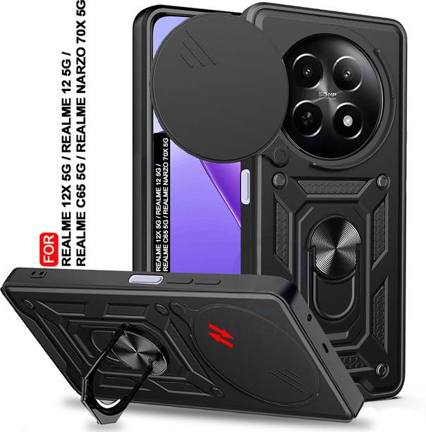 AESTMO Back Cover for Realme 12X 5G, Realme 12 5G, Realme C65 5G, Realme Narzo 70X 5G