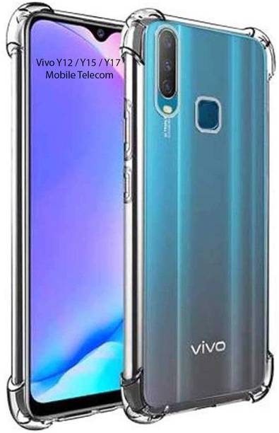 Luxury Shield Back Cover for Vivo Y15, Bumper Transparent Crystal Clear Ultra Thin Soft Jelly Flexible