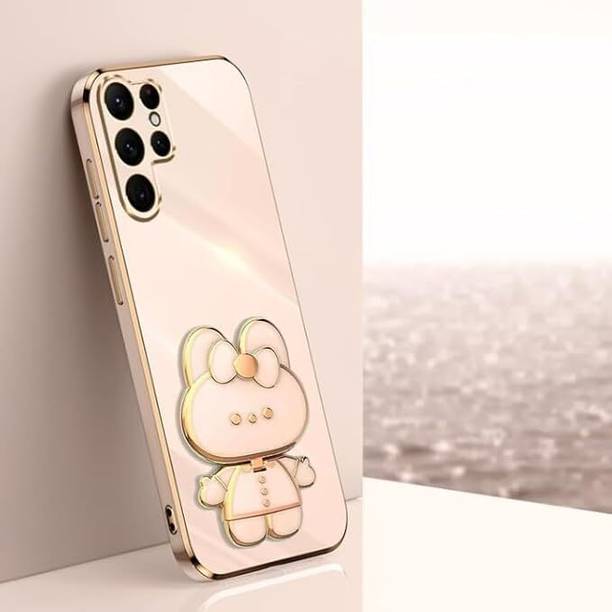 A3sprime Back Cover for Samsung Galaxy S23 Ultra 5G with Cute 3D Cartoon Shaped Folding Mobile Stand Holder