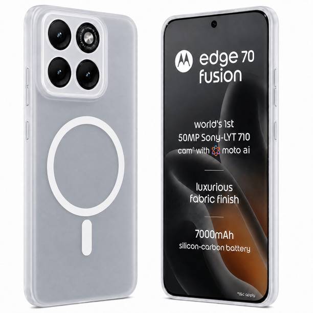 ArmourPro Back Cover for Motorola Edge 70 Fusion 5G, Moto Edge 70 Fusion, 2 Layer Fusion Magsafe Design