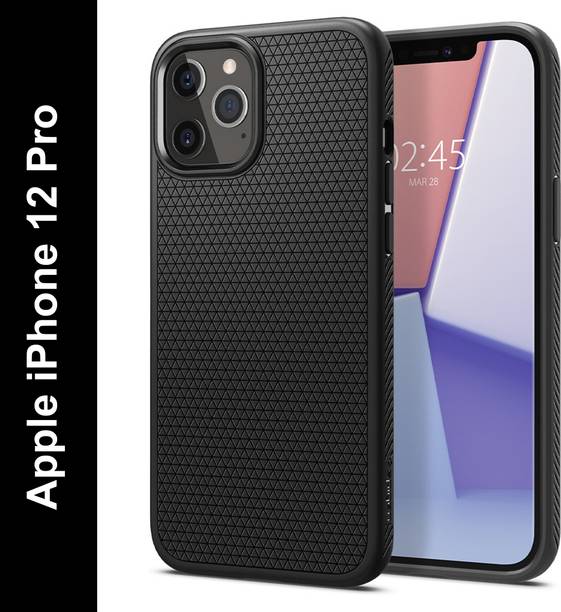Spigen Liquid Air Back Cover for Apple iPhone 12 Pro, Apple iPhone 12
