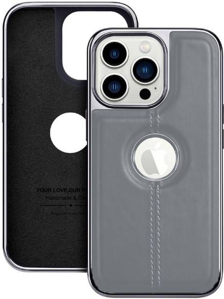 Doyers Back Cover for iPhone 15 Pro Max PU Leather Case, Luxury Elegant Vintage ProMax Phone Cover for Men Women