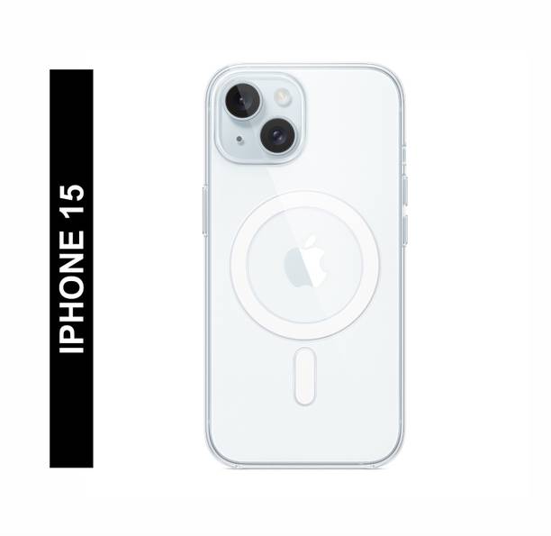 iFlip Back Cover for Apple iPhone 15, Apple iPhone 15, IPHONE 15 TRANSPARENT MAGSAFE