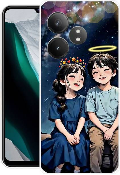 GRAFIQE Back Cover for Realme GT 6T 5G GIRL BOY, COUPLE, LOVE, TOGETHER, FOREVER