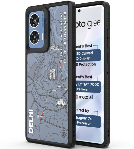 Kapaver Back Cover for Motorola G96 5G