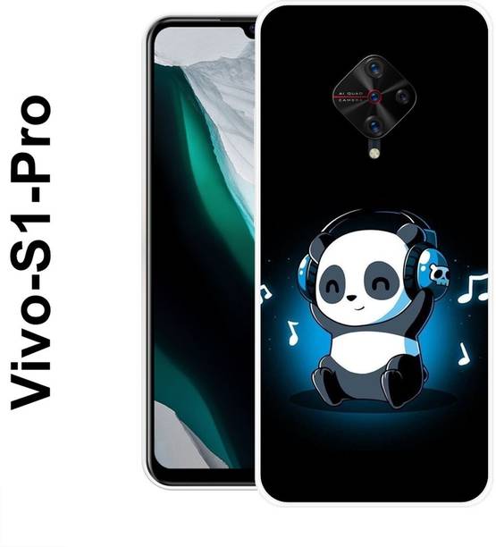 MOBIFLY Back Cover for Vivo S1 Pro, Music, Cute, Baby, Panda, Funky, 536
