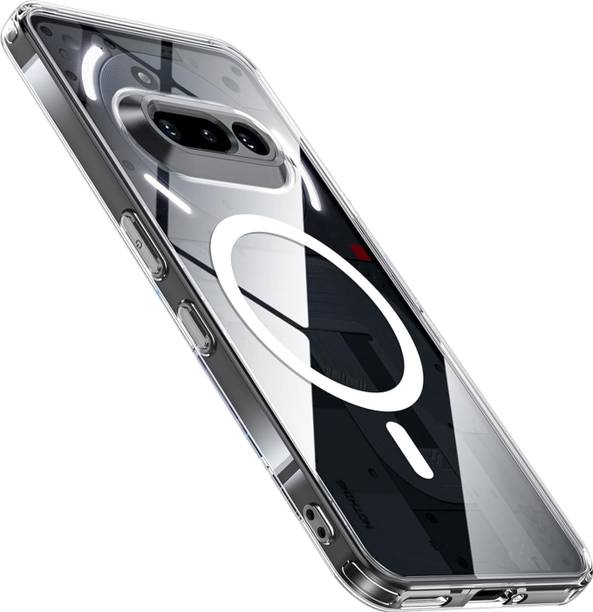 FONKR Back Cover for Nothing Phone (3a), Magnetic Transparent Case, Crystal Clear Case, Anti Yellow case