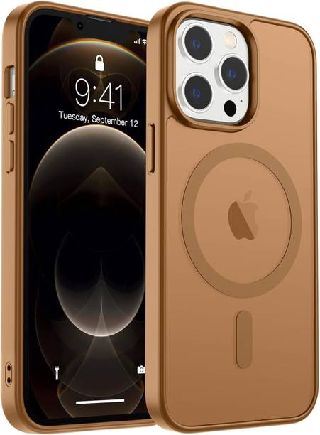 AIBEX Back Cover for Apple iPhone 12 Pro Max| Frosted Matte Finish | Slim Protective Case with Mag-Saf Support