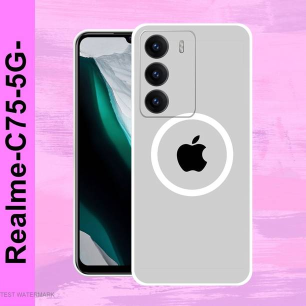 Snapcrowd Back Cover for Realme C75 5G Iphone logo Printed mobile back coverer