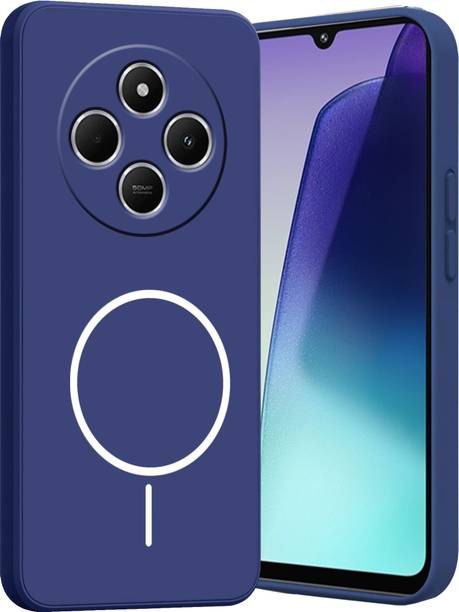 Ascensify Back Cover for Redmi A4 5G Soft Silicone, Flexible, Slim Case with Printed Ring Design