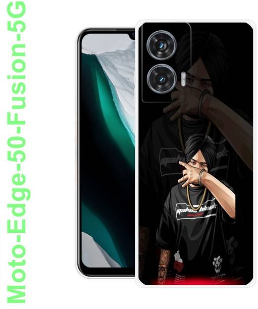 Bluvver Back Cover for Motorola Edge 50 Fusion 5G, Sidhu Moose wala back cover