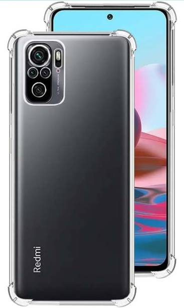 Patrick Back Cover for Mi Redmi Note 10 4G Transparent shopkeeper silicone Protective bumper Exclusive back cover