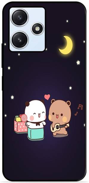 FAZAKA Back Cover for Redmi 12 5G On Glossy Metal Phone Cover| BUBU DUDU