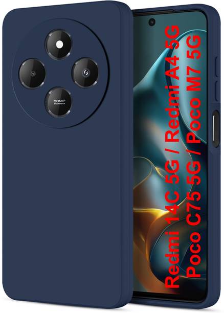 SBMS Back Cover for Mi Redmi 14C 5G / Redmi Mi A4 5G / Poco C75 5G / Poco M7 5G Slim Fit Design Case