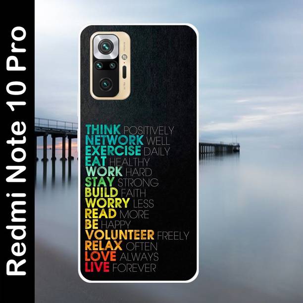 KN Craftking Back Cover for Redmi Note 10 Pro, MI Redmi Note 10 Pro Back Cover( Camera Bump Protector)