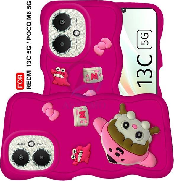 AESTMO Back Cover for Redmi 13C 5G, Poco M6 5G