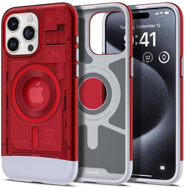 Spigen Classic C1 Magfit Back Cover for Apple iPhone 15 Pro