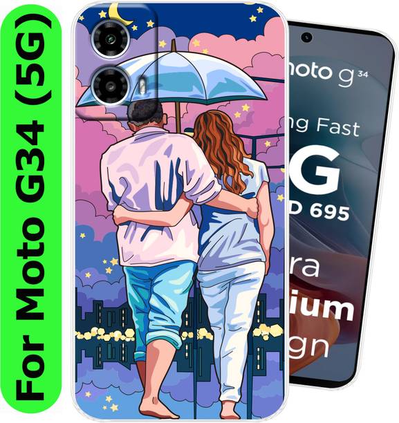 Coolcase Back Cover for Moto G34 (5G)