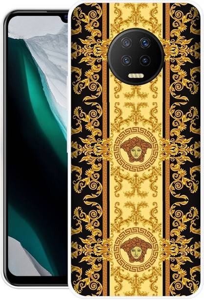 DIMORA Back Cover for Infinix Note 7, X690B, VERSACE, MEDUSA, PATTERN, , SIGN