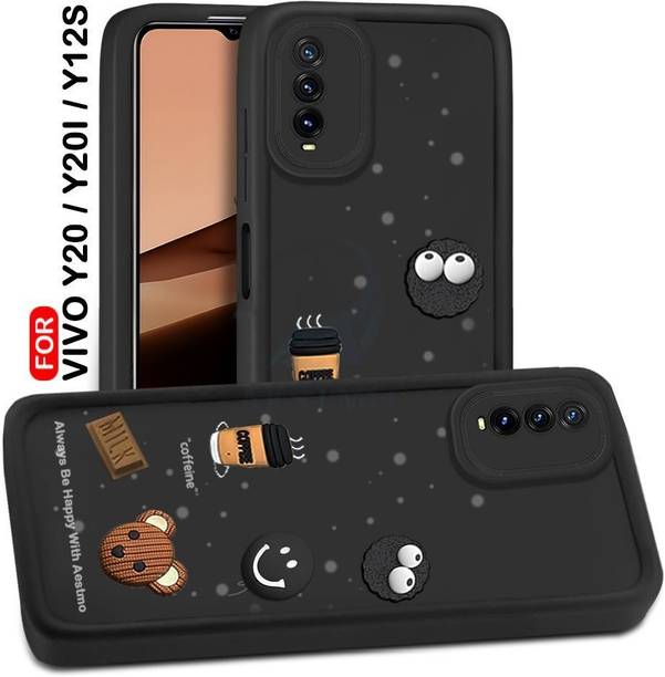 AESTMO Back Cover for Vivo Y20, Vivo Y20i, Vivo Y12S