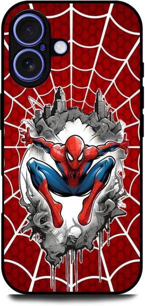Thecoverking Back Cover for Apple iPhone 16 Plus (SPIDER MAN, AVENGER, COMICS, MARVEL, SUPER HERO)