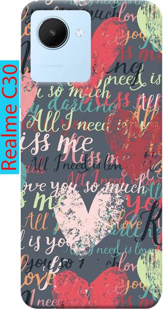 Azure Back Cover for Realme C30