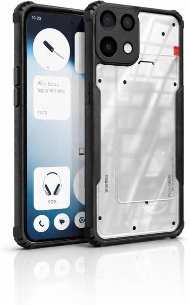 XTRENGTH Back Cover for Nothing Phone 3a Lite, Transparent, Impact-Resistant, Acrylic Bumper Case