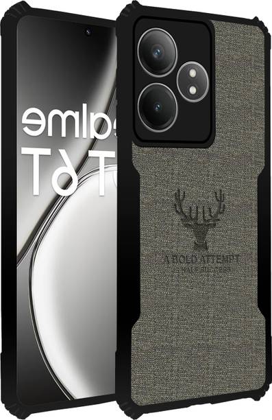 Qyist Back Cover for Realme Gt 6T |Vegan PU Leather |Deer Case| Camera Lens Protection