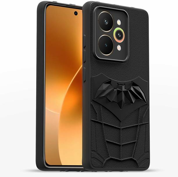 gripngo Back Cover for Realme 15 Pro 5G | Batman Design Black, Grip Case, Silicon,