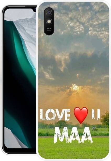 3D U PRINT Back Cover for Redmi 9A,M2006C3LG, M2006C3LI, MOM, DAD, MOTHER, MAA, FATHER, LIFE LINE MOM DAD