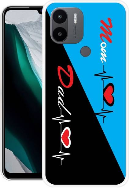 PHONE WALEY.COM Back Cover for Redmi A2 Plus,23028RNCAG,MOM, DAD, MOTHER, MAA, FATHER, LIFE LINE MOM DAD
