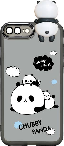 CaseBuddyy Back Cover for Apple iPhone 8 Plus, Black Lens Panda Cover