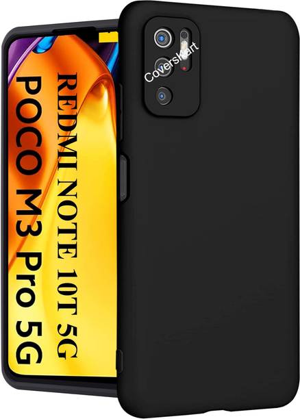 Coverskart Liquid Silicone Back Cover for POCO M3 PRO 5G / Redmi NOTE 10T 5G, Silicon Case