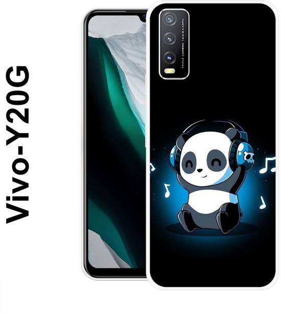 MASURA Back Cover for Vivo Y20G, Music, Cute, Baby, Panda, Funky, 536