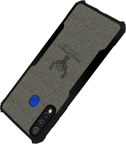PikTrue Back Cover for Vivo U20 |Vegan PU Leather |Deer Case| Camera Lens Protection