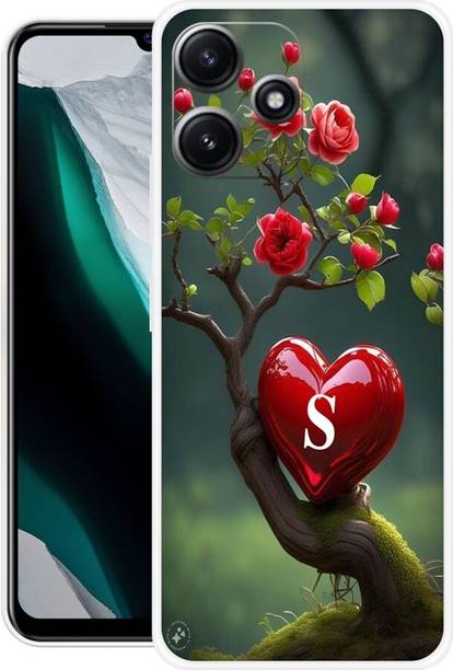 3D U PRINT Back Cover for Redmi 12 5G,23076RN4BI, 23076RN8DY, S LETTER,S NAME,S WORD,S ALPHABET