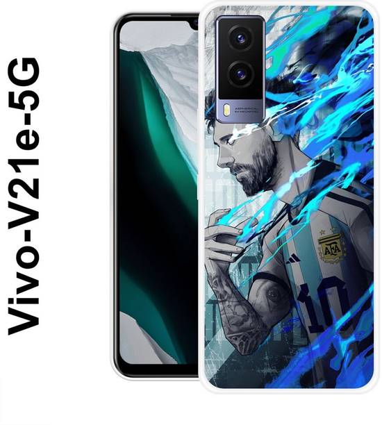 MASURA Back Cover for Vivo V21e 5G, New, Cool, Funky, Lionel, Messi, 636