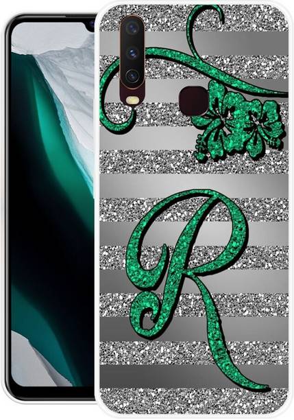 3D U PRINT Back Cover for VIVO Y12,1904, 1940, R LETTER,R NAME,R WORD,R ALPHABET