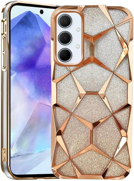 AMEYAA Back Cover for Samsung Galaxy A13 4G/5G, Samsung Galaxy A23 Luxury Electroplated Geometric 3D