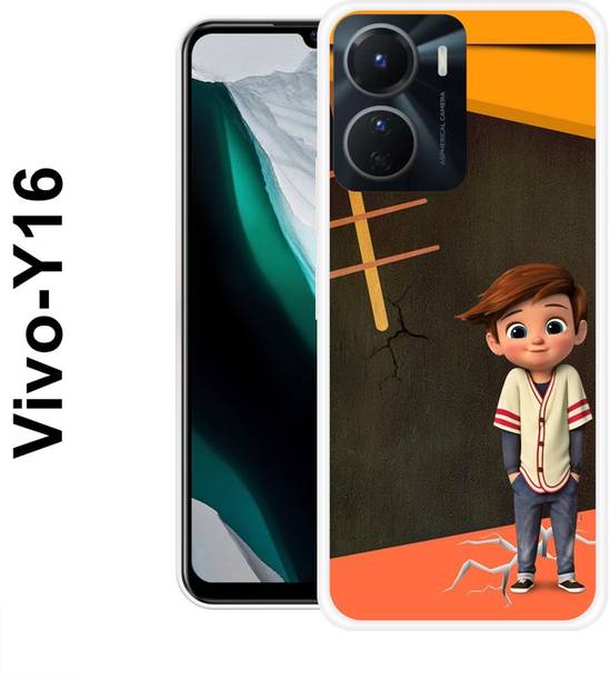 MASURA Back Cover for Vivo Y16, Funky, Boy, Cartoon, Anime, Design, 404