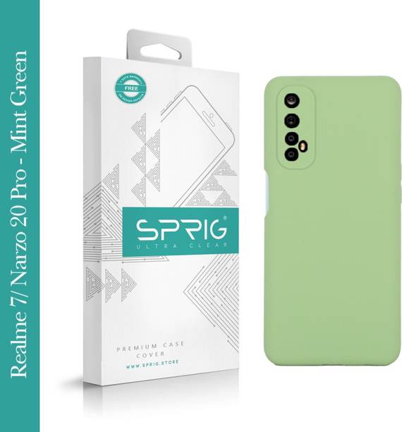 Sprig Liquid Silicone Back Cover for realme 7, REALME 7, Realme 7