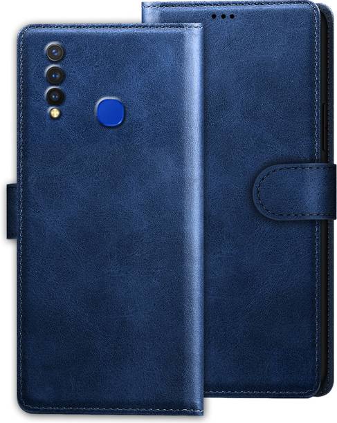 PikTrue Back Cover for Vivo U20 Back Cover Case with Magnatic Closure | Inbuilt Stand