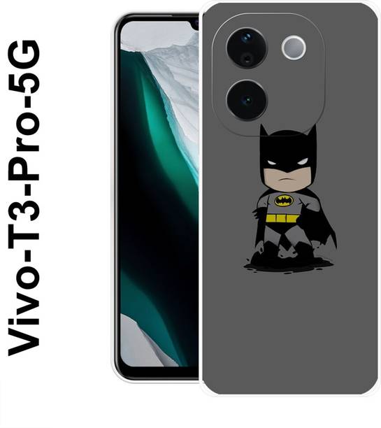 MASURA Back Cover for Vivo T3 Pro 5G, Batman, Cartoon, Design, Funky, 58