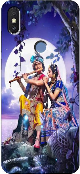 icusto Back Cover for Redmi Y2, M1803E6I Radha Krishna Lord Krishna Back Cover