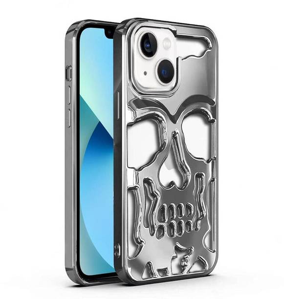 FIXTOTEL Back Cover for Apple iPhone 13, iPhone 13, Apple iPhone 14, iPhone 14, Skull Skeleton, Flexible